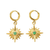gold earring peace
